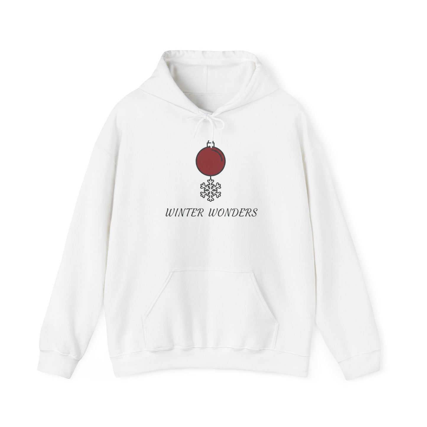 Christmas Winter Vibes Hoodie with Ornament Design