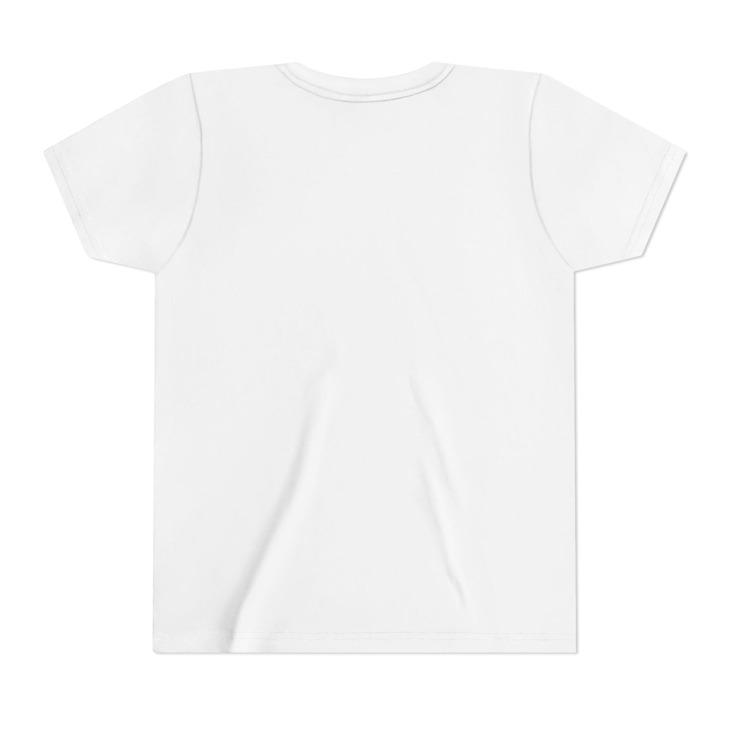 Halloween Youth Tee, Scary Short Sleeve Shirt for Kids, Ghost and Bat Design