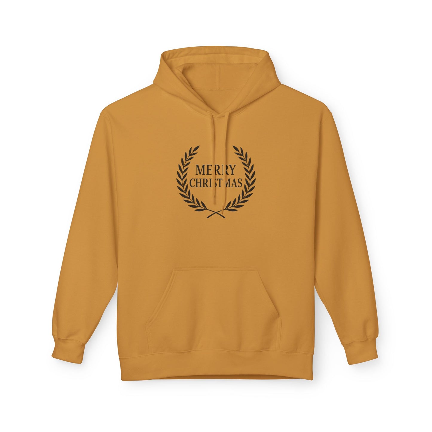 Merry Christmas Fleece Hoodie, Cozy Holiday Sweatshirt, Gift for Him/Her, Winter Layer, Festive Apparel