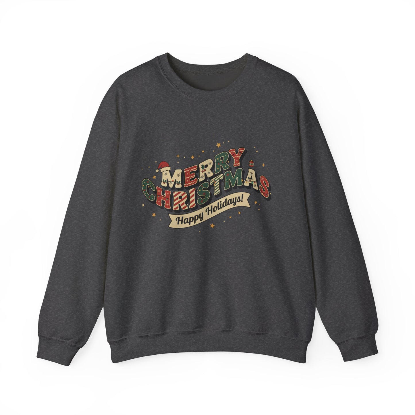 Cozy Holiday Crewneck Sweatshirt - Merry Christmas Design