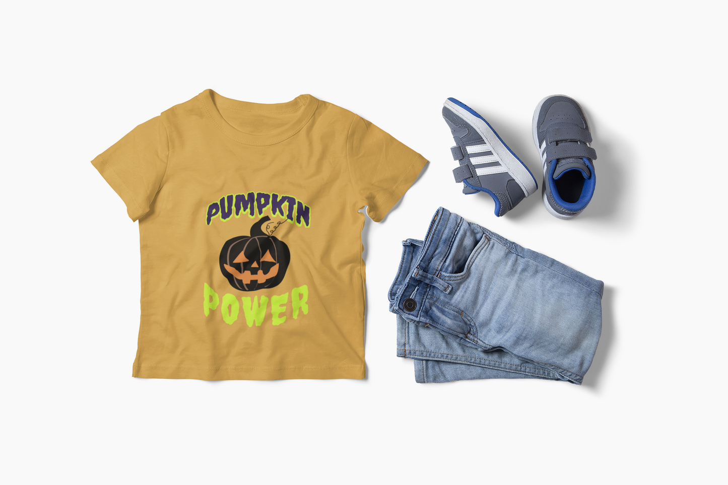 Pumpkin Power Youth Tee, Halloween Shirt