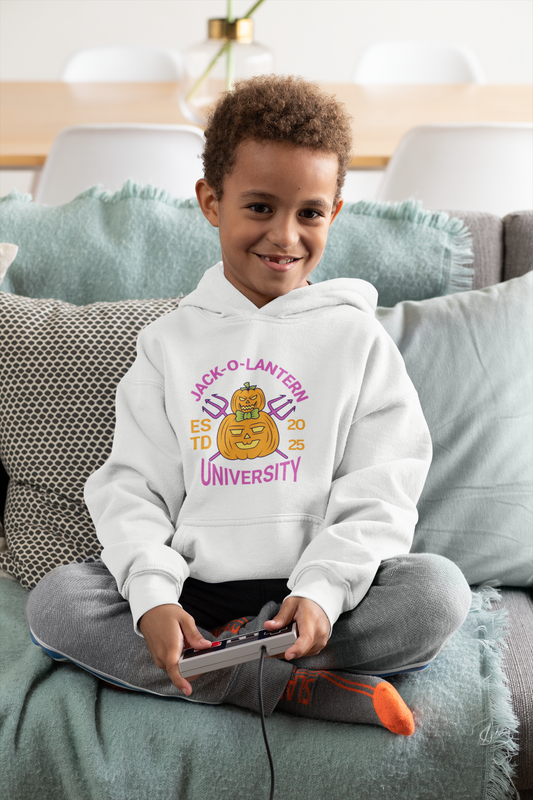 Jack-O-Lantern University Hoodie for Halloween