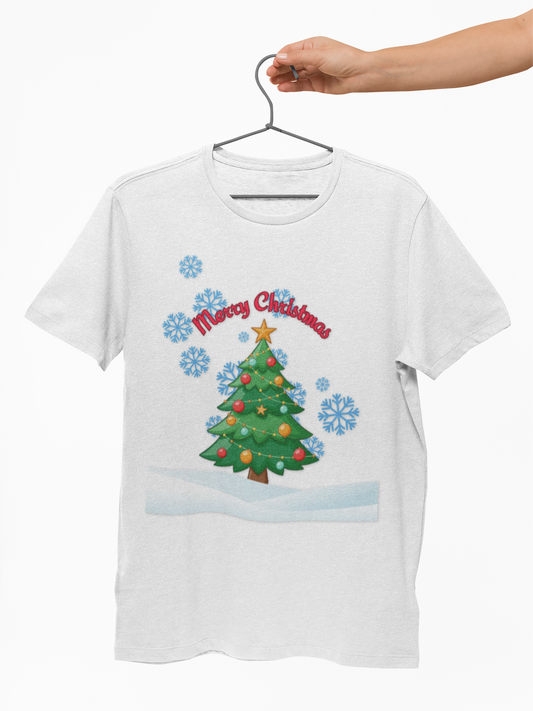 Christmas Tree T-Shirt, Cozy Holiday Tee,