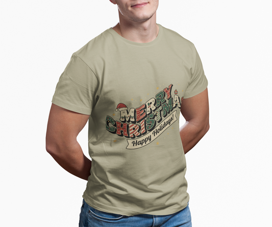 Merry Christmas Tee | Unisex Garment-Dyed T-Shirt for Holiday Cheer, Christmas Gift, Seasonal Wear, Funny T-Shirt, Festive Apparel