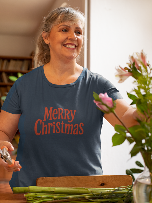 Merry Christmas Unisex Garment-Dyed T-shirt