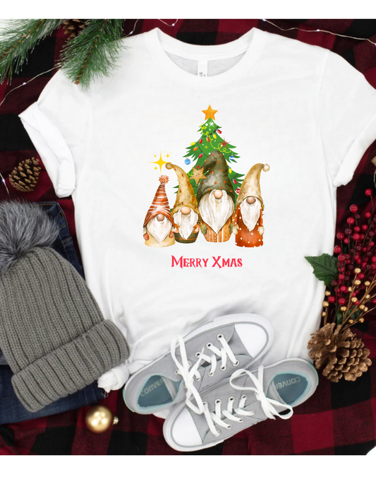The gnomes know Christmas unisex t-shirt
