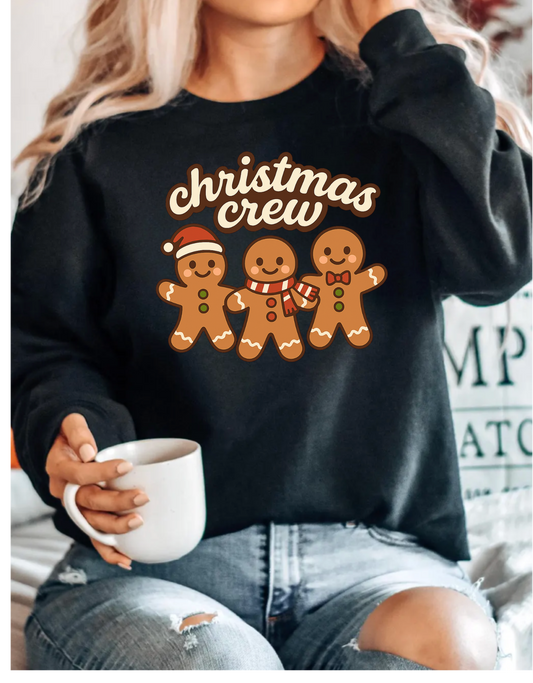 Christmas Crew Gingerbread design T-Shirt
