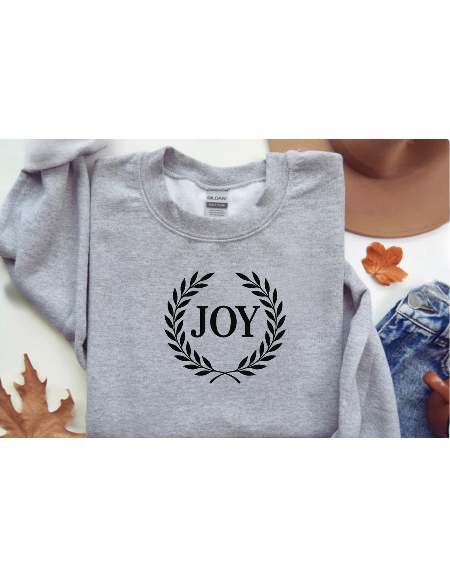 Joyful Unisex Crewneck Sweatshirt - Cozy Gift, Relaxed Vibes, Perfect for Celebrations, Holiday Wear, Everyday Comfort