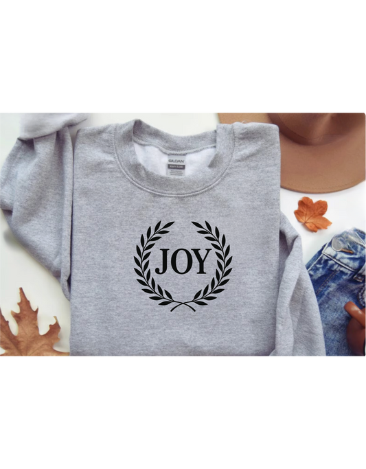 Joyful Unisex Crewneck Sweatshirt - Cozy Gift, Relaxed Vibes, Perfect for Celebrations, Holiday Wear, Everyday Comfort