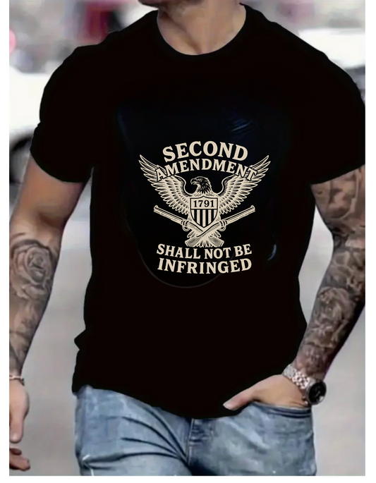 Patriotic Unisex Second Amendment Garment-Dyed T-Shirt, Vintage Feel, Freedom Apparel, Perfect for Patriots, Gift for Gun Rights Supporters