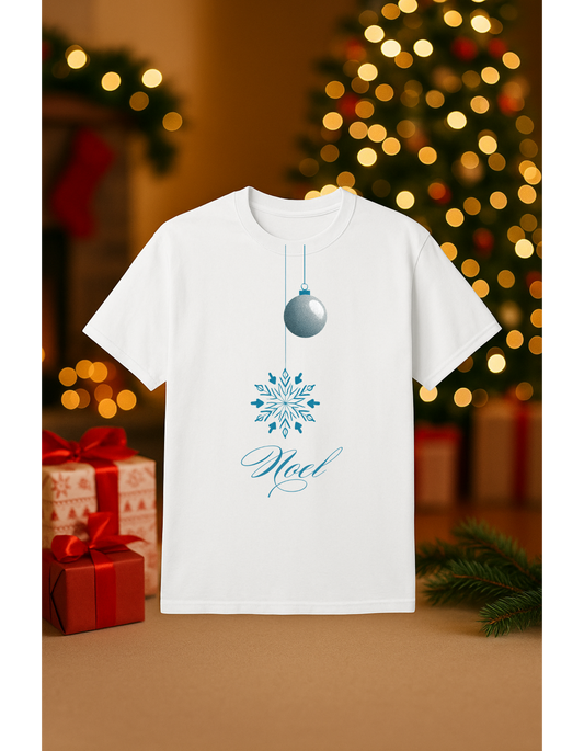 Christmas Holiday Ornament Unisex Heavy Cotton Tee