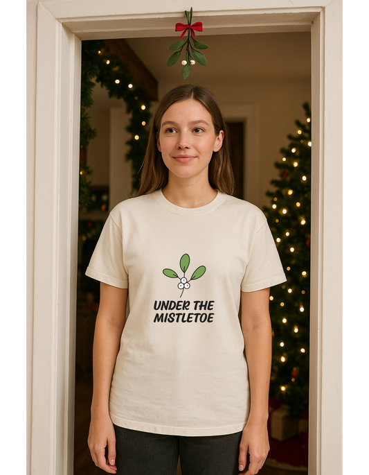Christmas Under the Mistletoe T-Shirt for Festive Cheer