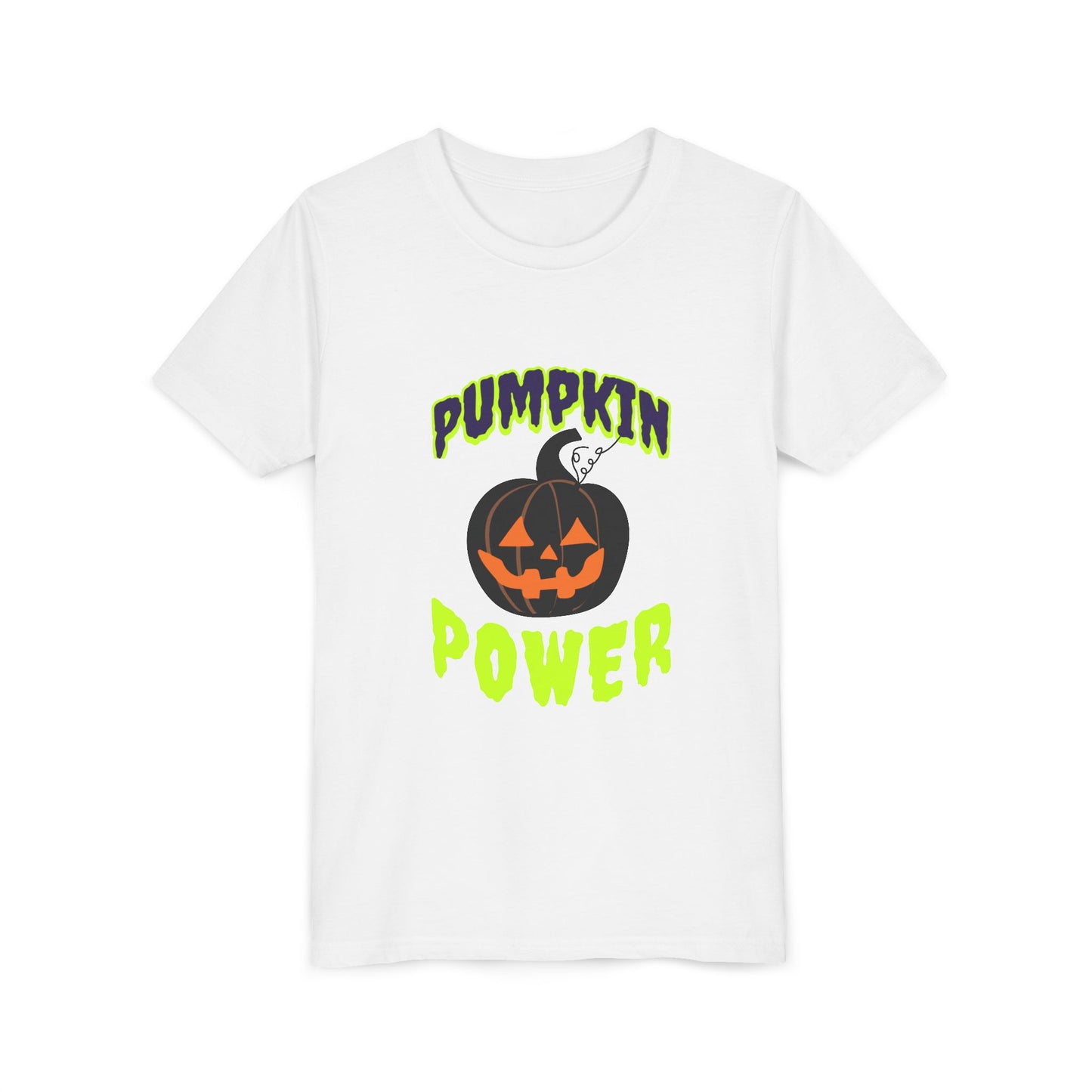 Pumpkin Power Youth Tee, Halloween Shirt