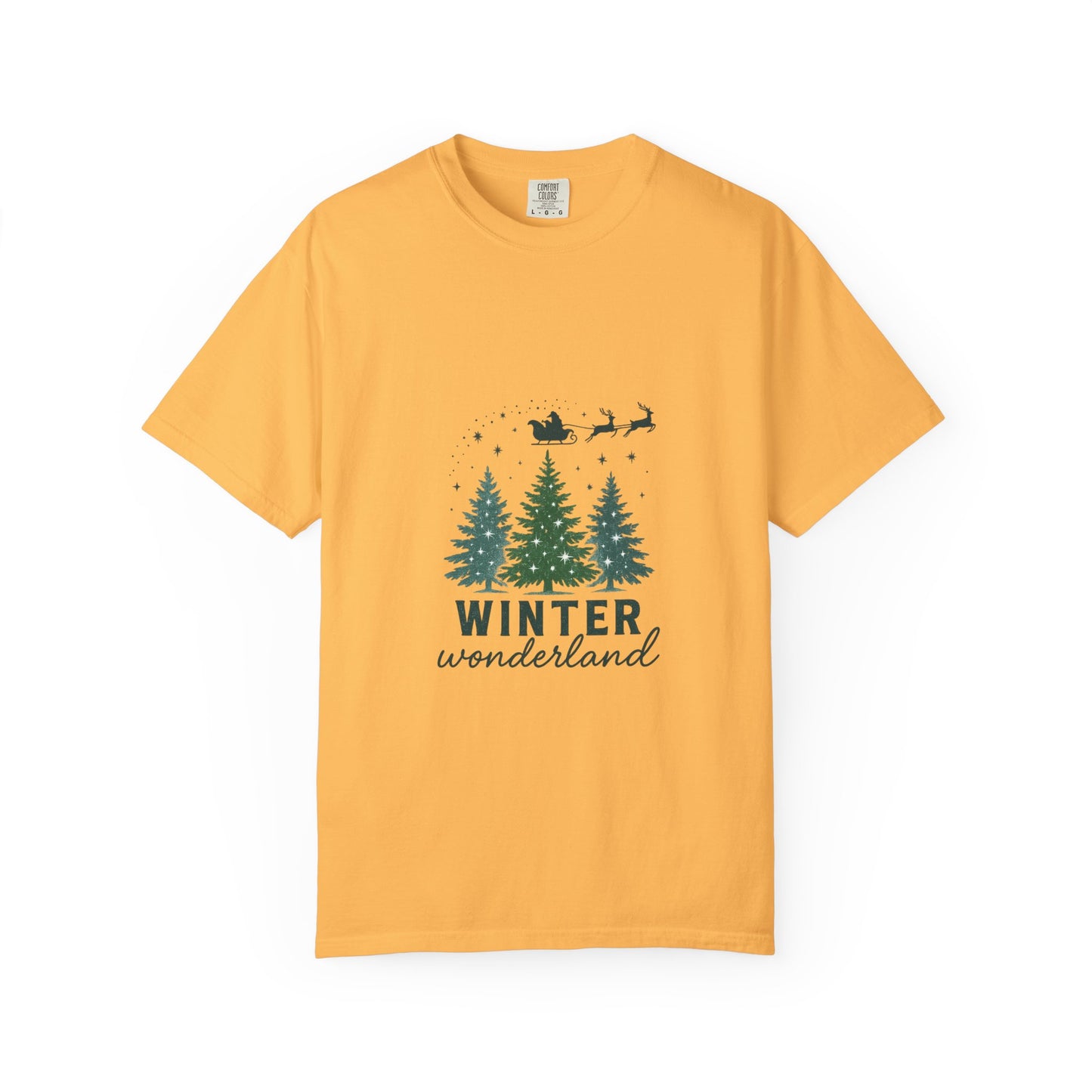 Winter Wonderland Unisex T-Shirt, Cozy Christmas Tee, Holiday Gift, Casual Wear, Nature Lover's Apparel, Festive Style