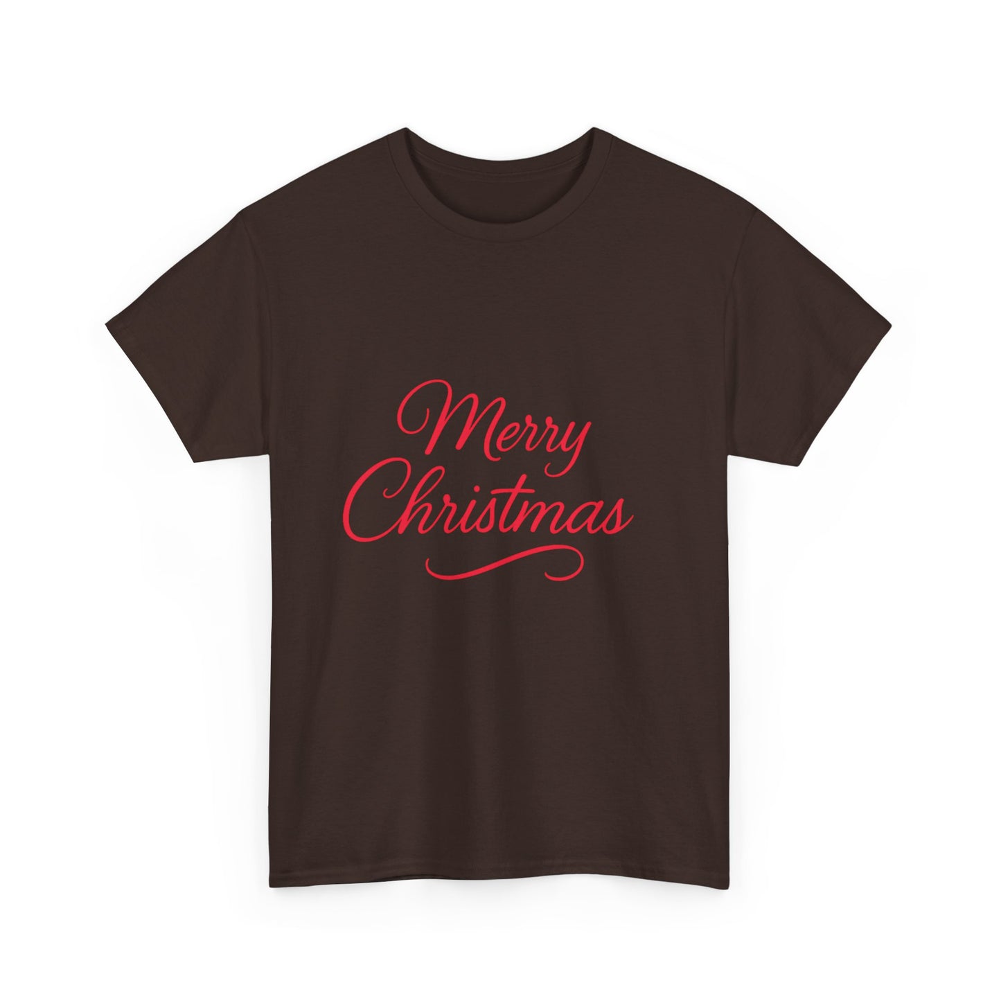 Merry Christmas Unisex Heavy Cotton Tee, Holiday Shirt, Christmas Gift, Festive Apparel, Seasonal Wear, Family Gathering Outfit