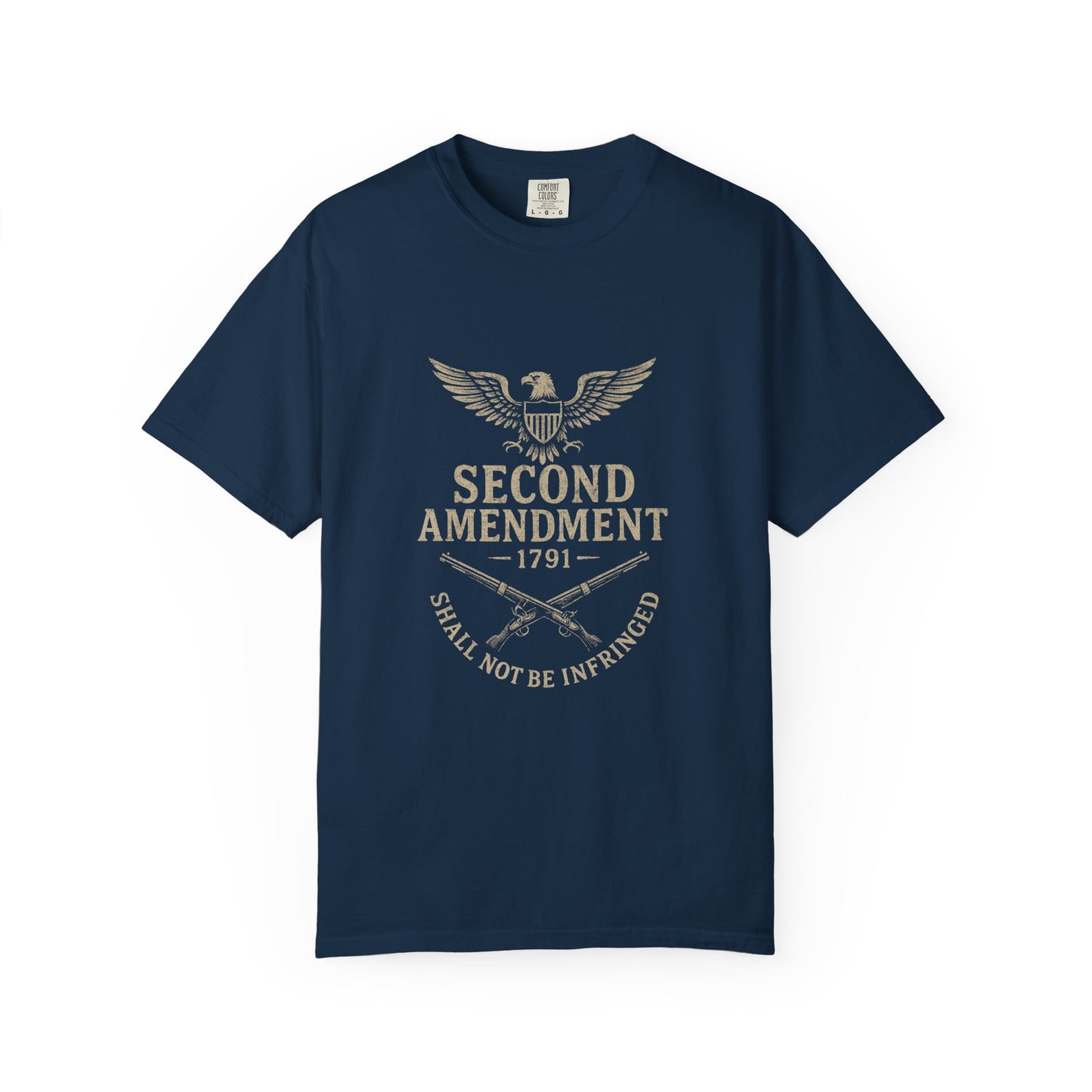 Unisex Vintage Second Amendment T-Shirt - Comfortable Casual Wear, Perfect for Holidays and Celebrations, Gift Idea