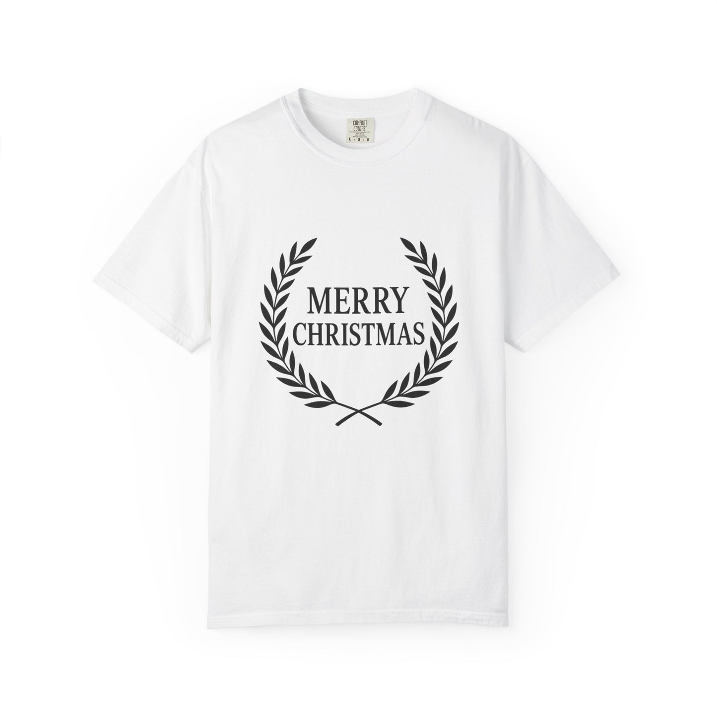 Merry Christmas Unisex Garment-Dyed T-shirt | Holiday Tee, Festive Shirt