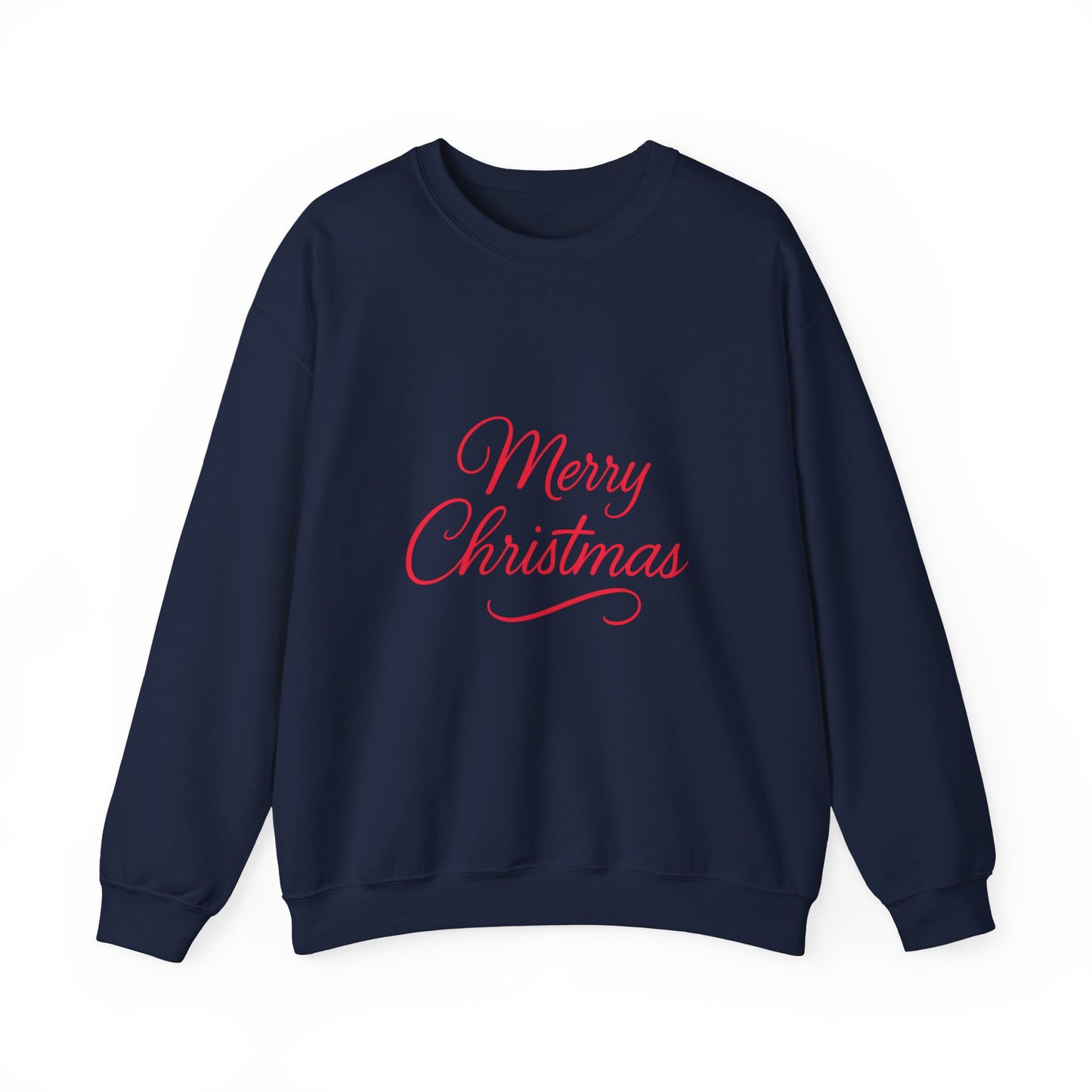 Merry Christmas Crewneck Sweatshirt, Cozy Holiday Apparel, Unisex Christmas Sweater, Festive Gift for Him/Her, Winter Loungewear