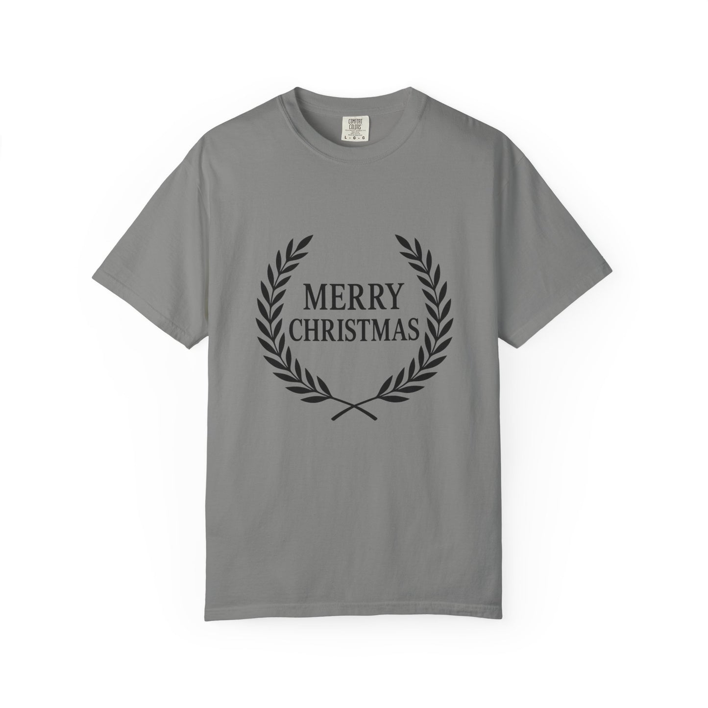 Merry Christmas Unisex Garment-Dyed T-shirt | Holiday Tee, Festive Shirt