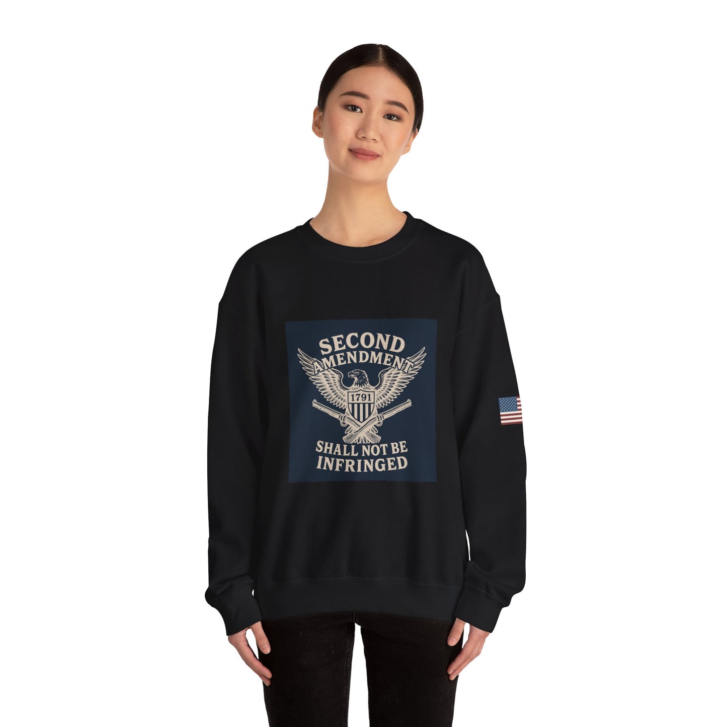 Patriotic Second Amendment Sweatshirt | Unisex Crewneck for Freedom Lovers, Gift for Veterans, USA Spirit Tees, Constitutional [...]