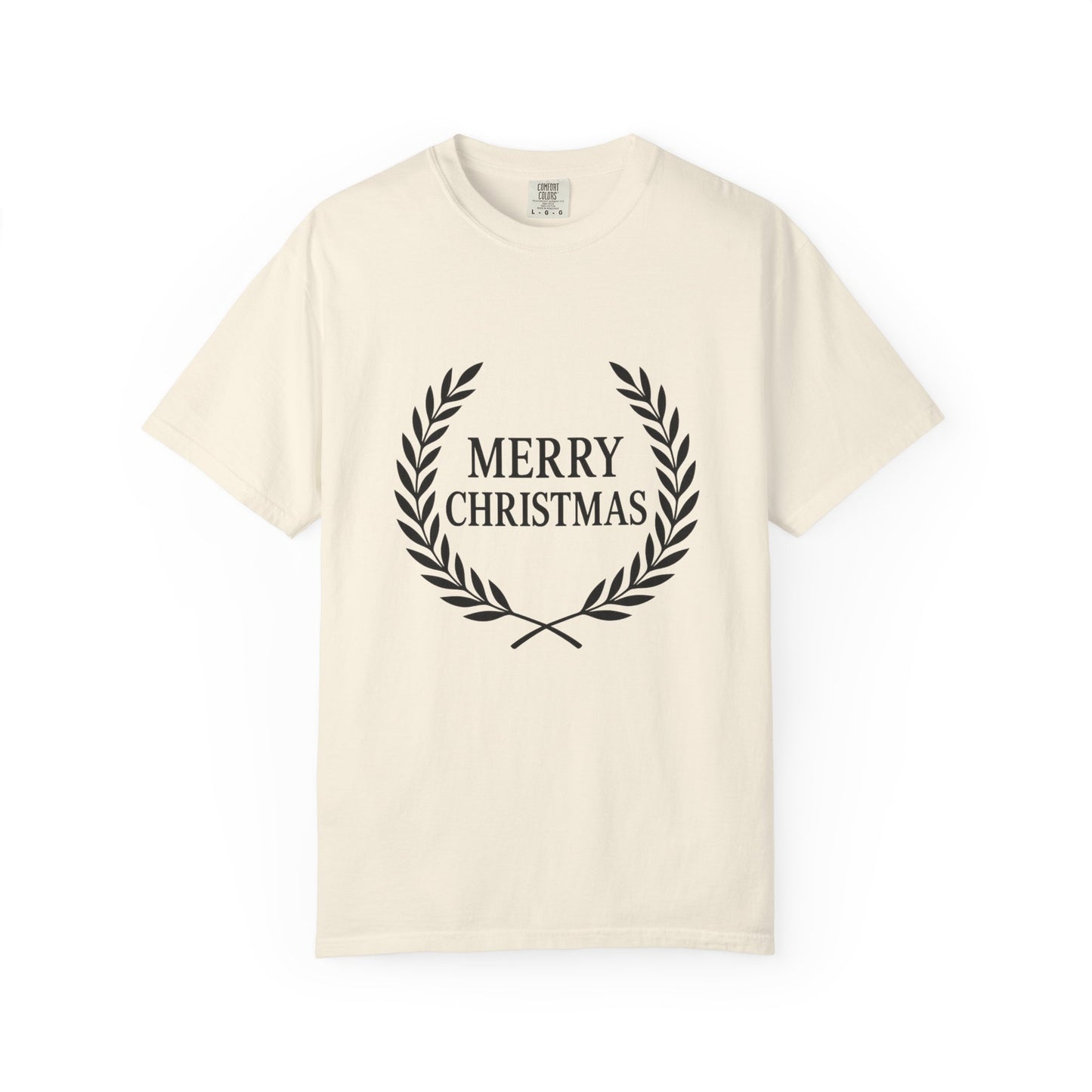 Merry Christmas Unisex Garment-Dyed T-shirt | Holiday Tee, Festive Shirt