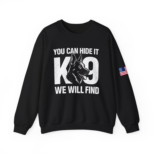 K9 Police Sweatshirt, Cozy Dog Lover Crewneck, Perfect Gift for Dog Handlers