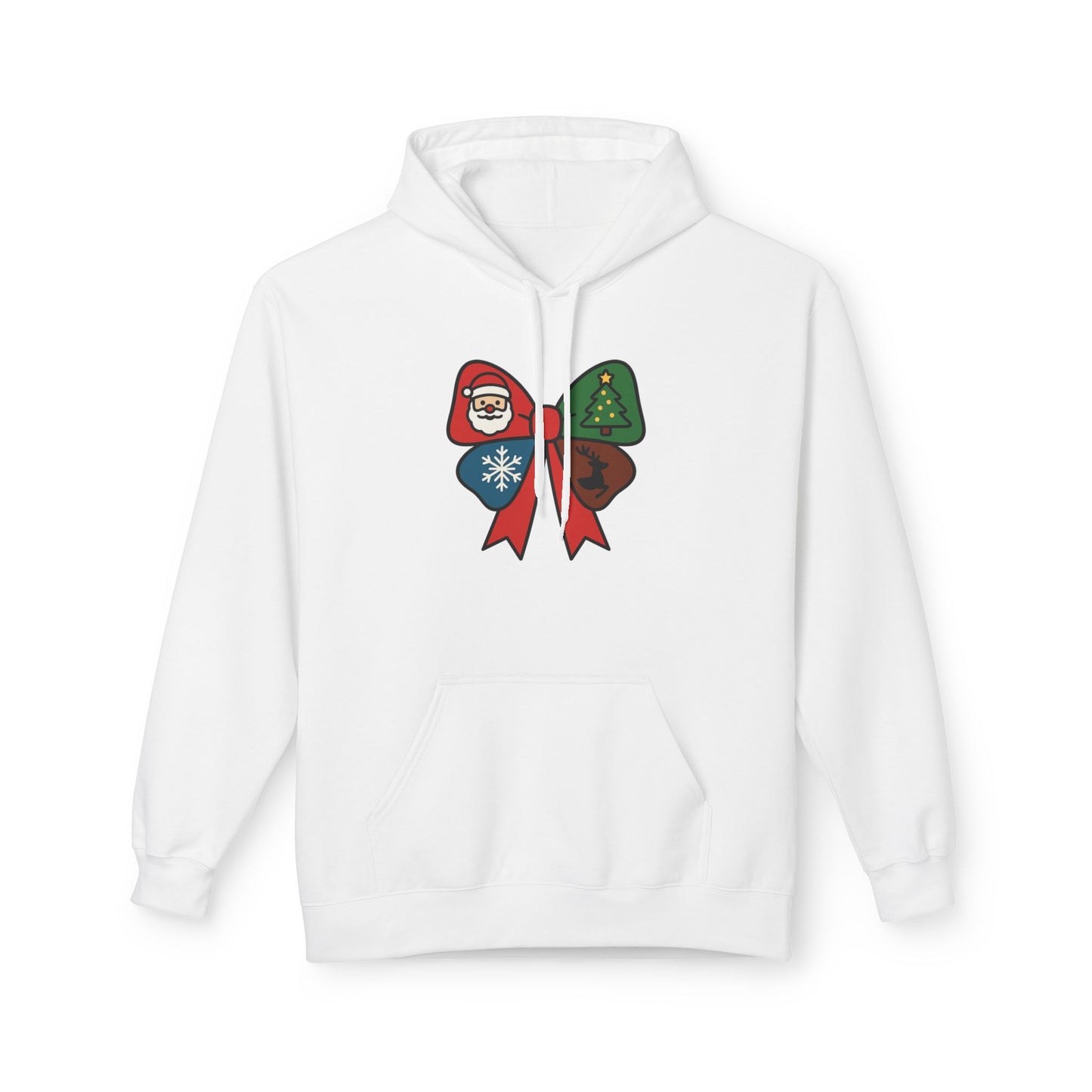Festive Holiday Hoodie with Santa and Christmas Tree Design, Unisex Fleece Pullover, Cozy Gift for Winter Celebrations, Christmas [...]