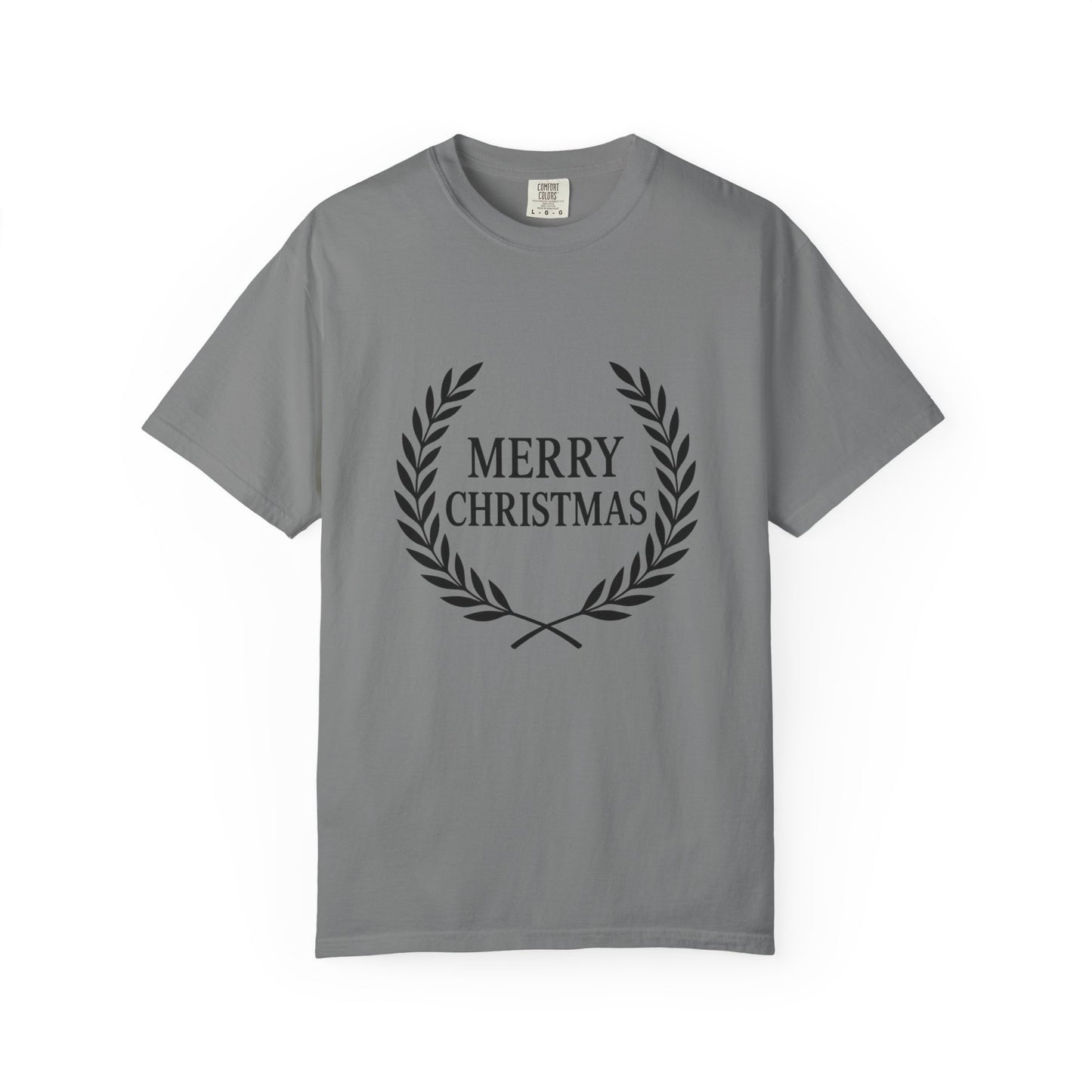 Merry Christmas Unisex Garment-Dyed T-shirt | Holiday Tee, Festive Shirt