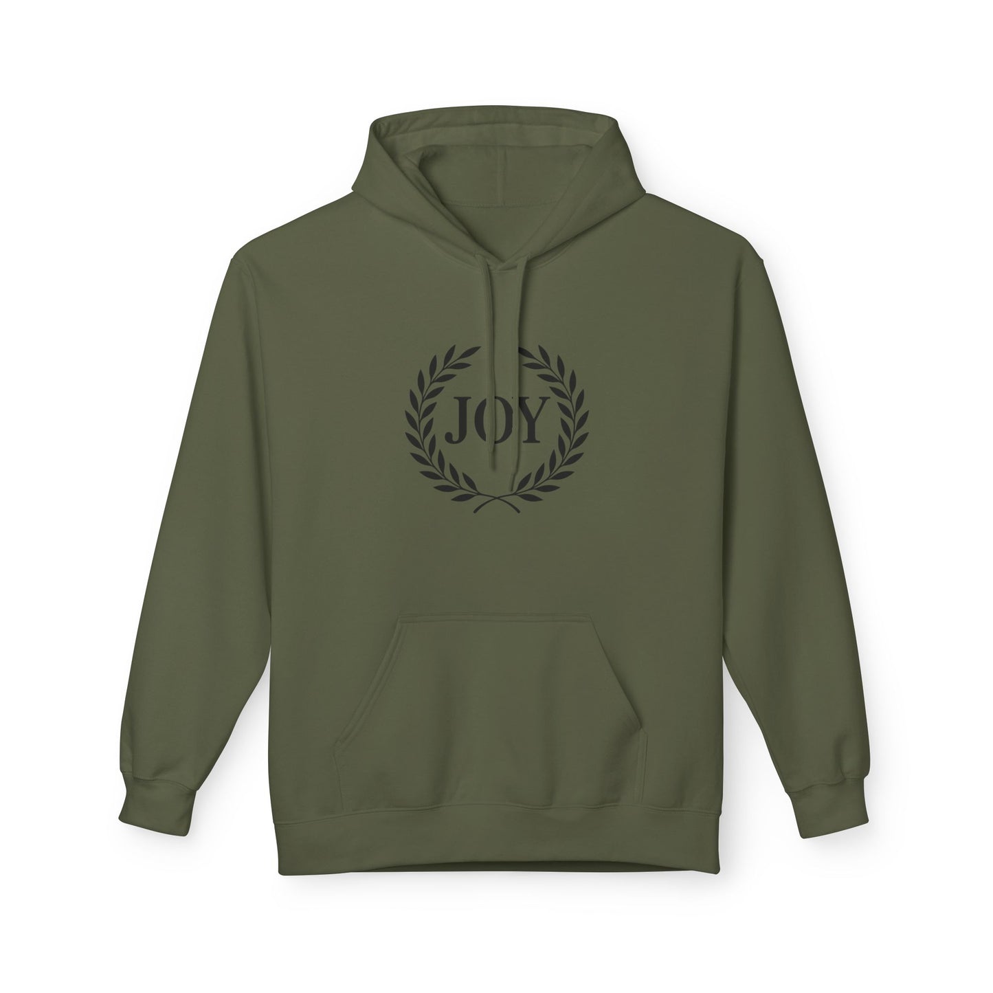 Joyful Fleece Hoodie - Cozy Unisex Sweatshirt, Perfect Gift for Holidays, Casual Wear, Joyful Vibe, Cozy Atmosphere, Happy Mood