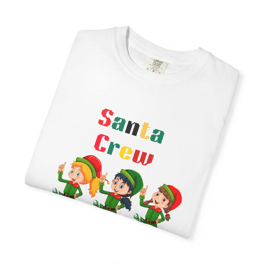 Christmas Elf T-Shirt, Fun Holiday Tee, Santa Crew Shirt, Cute Family Matching Tee, Festive Gift for Kids & Adults