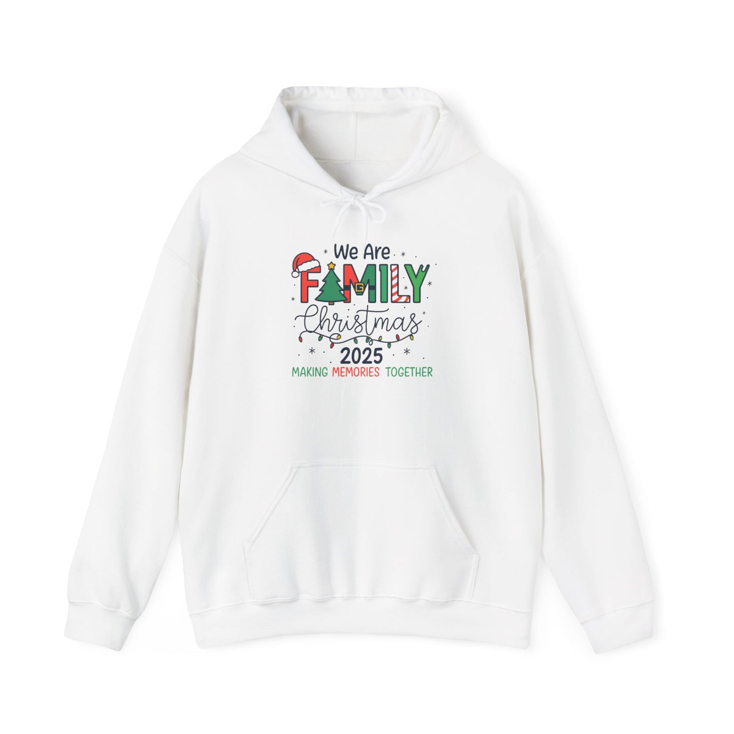 Family Christmas Hoodie, Holiday Sweatshirt, Unisex Gift, Memory-Making Apparel, Cozy Family Wear, Family Tradition Sweater