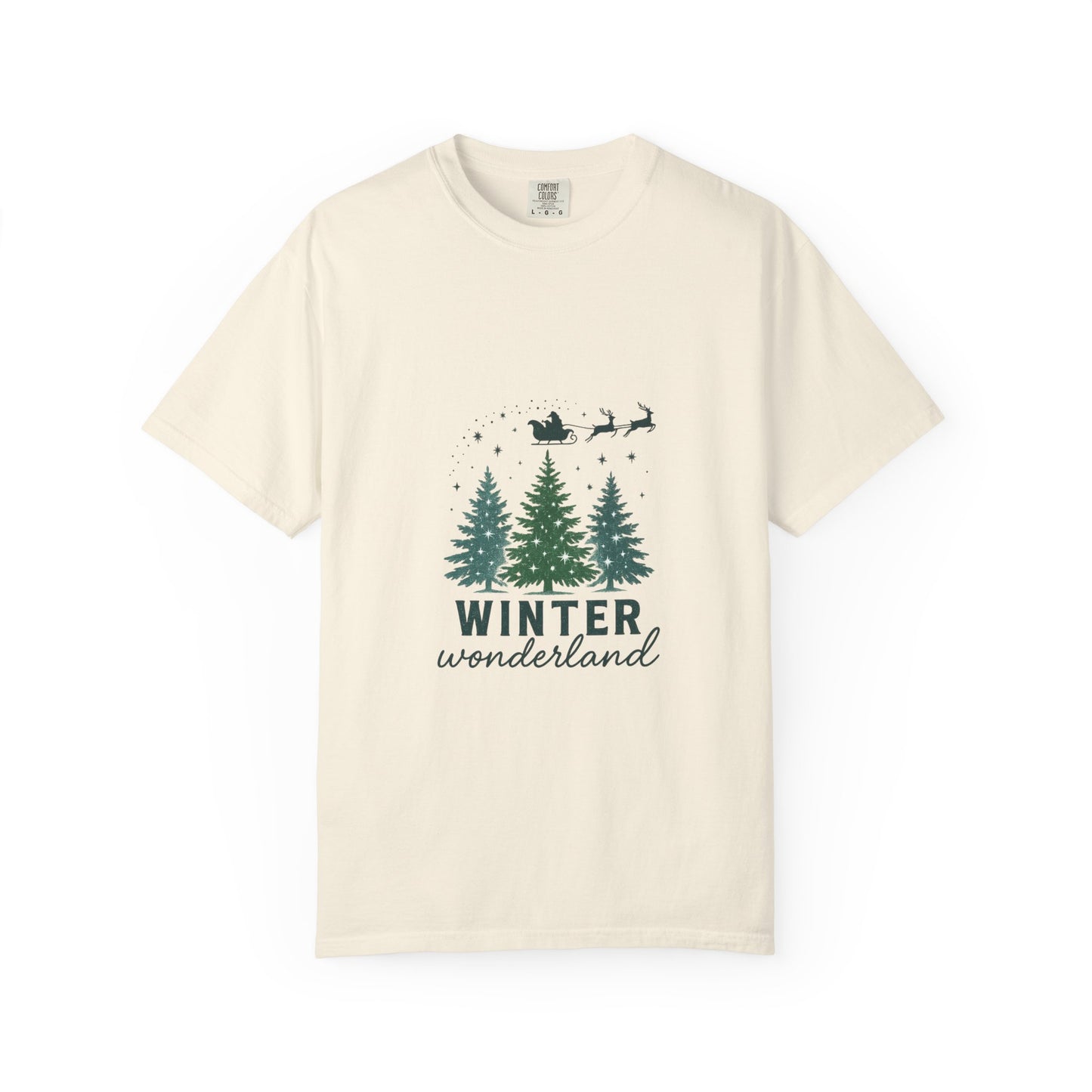 Winter Wonderland Unisex T-Shirt, Cozy Christmas Tee, Holiday Gift, Casual Wear, Nature Lover's Apparel, Festive Style