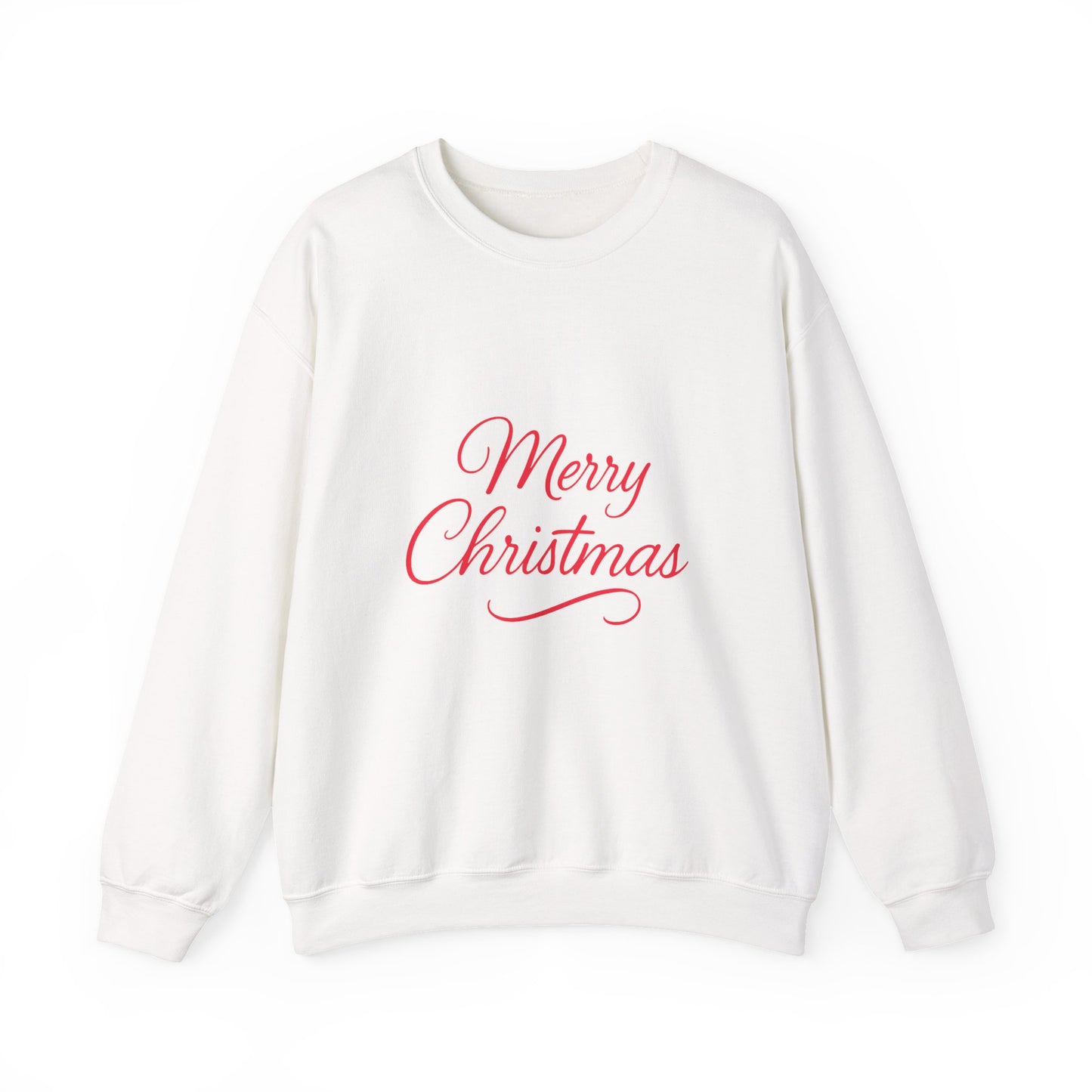 Merry Christmas Crewneck Sweatshirt, Cozy Holiday Apparel, Unisex Christmas Sweater, Festive Gift for Him/Her, Winter Loungewear