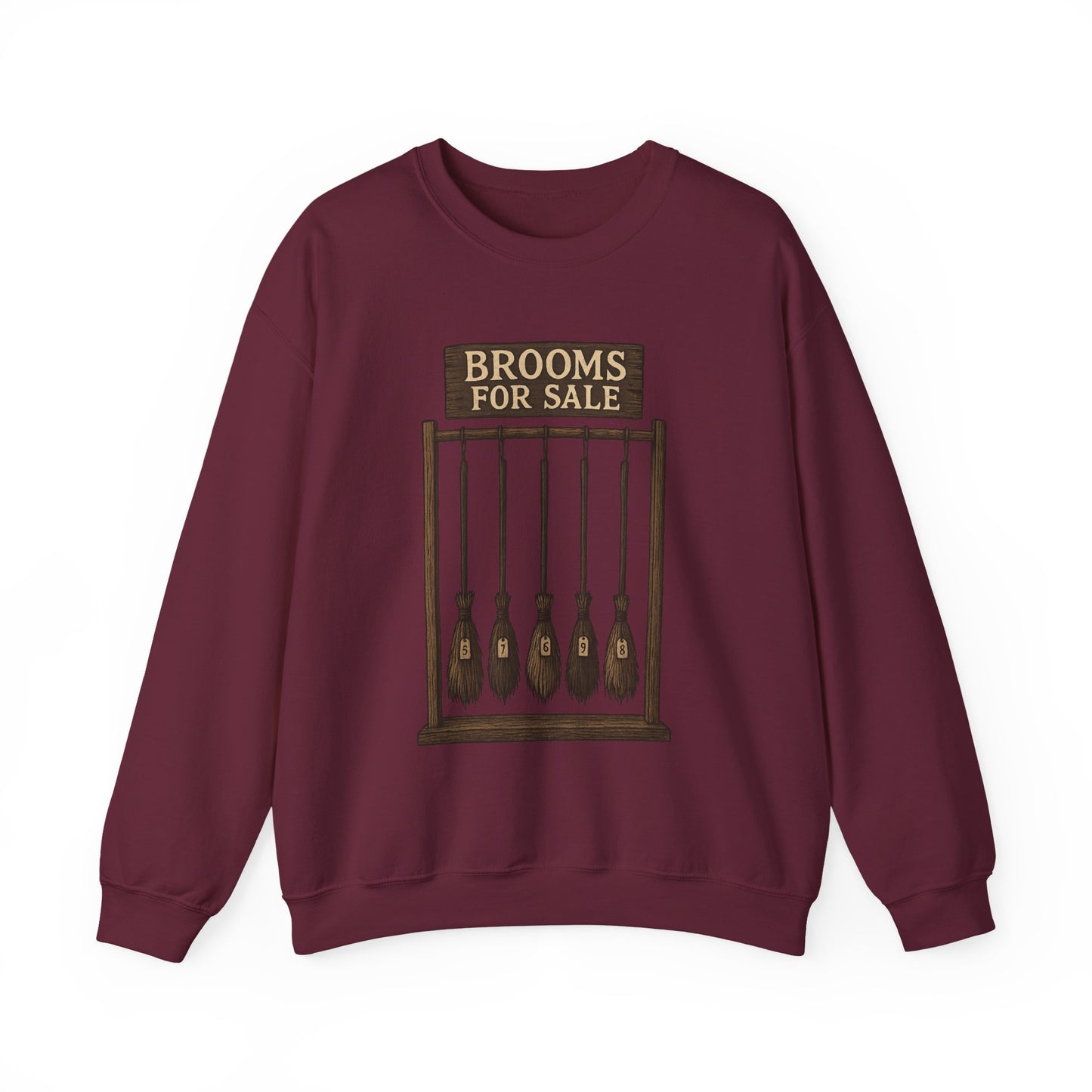 Happy Halloween-Brooms for Sale Sweatshirt