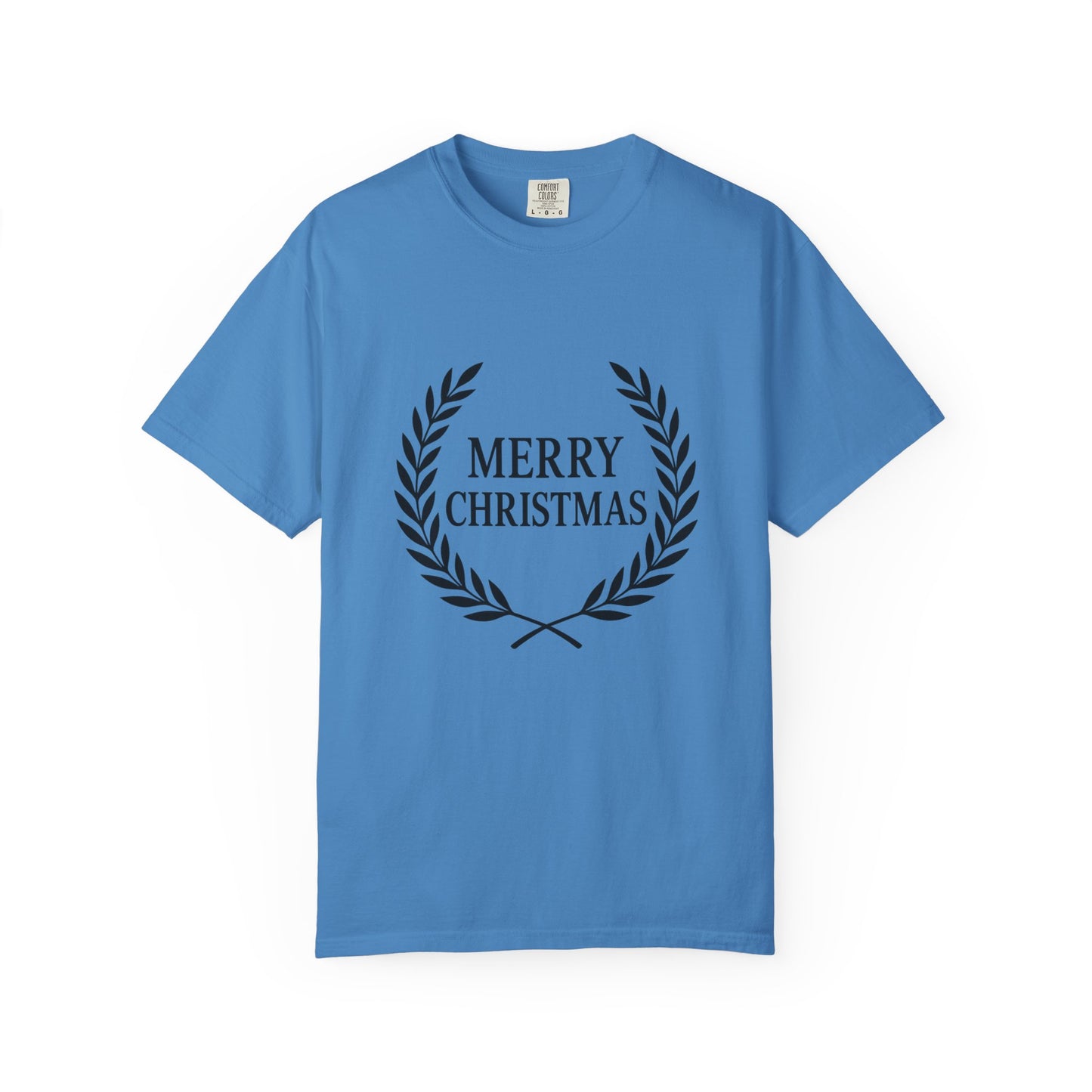 Merry Christmas Unisex Garment-Dyed T-shirt | Holiday Tee, Festive Shirt