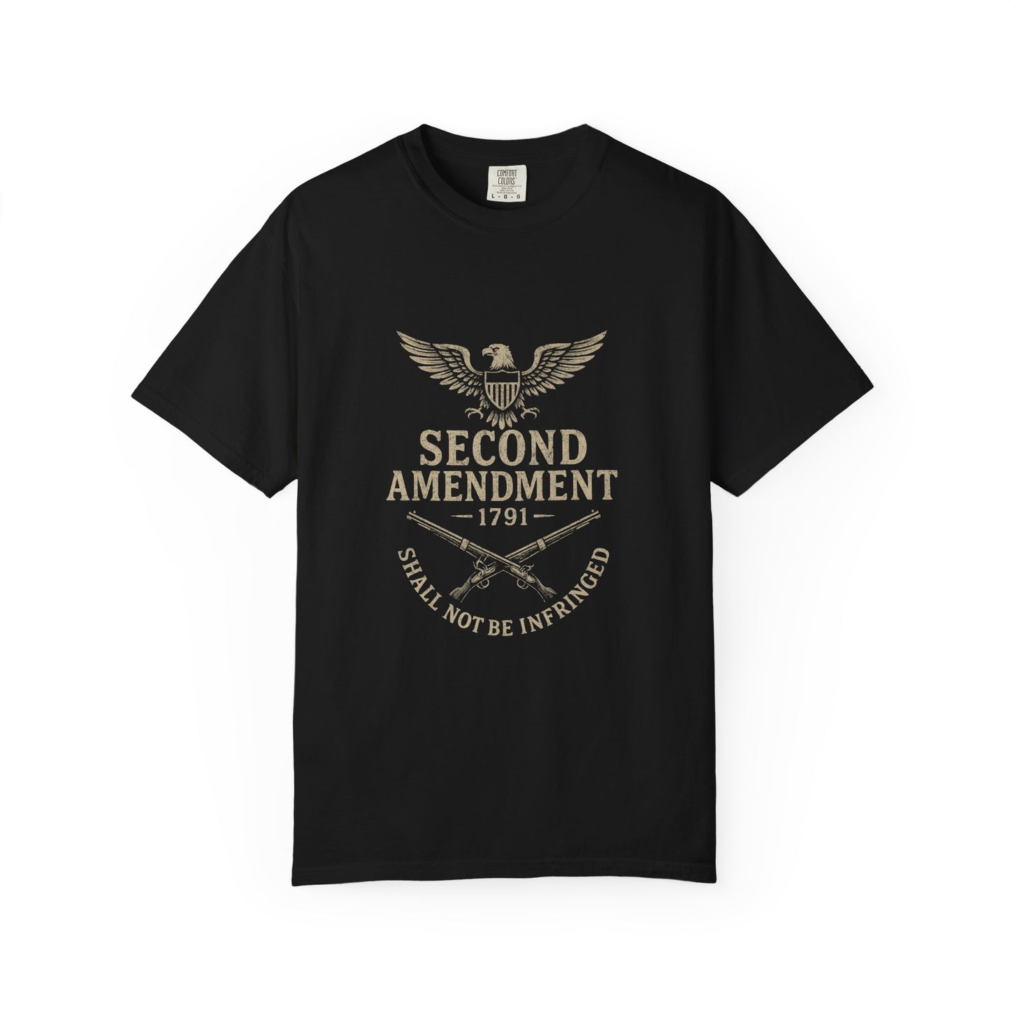 Unisex Vintage Second Amendment T-Shirt - Comfortable Casual Wear, Perfect for Holidays and Celebrations, Gift Idea