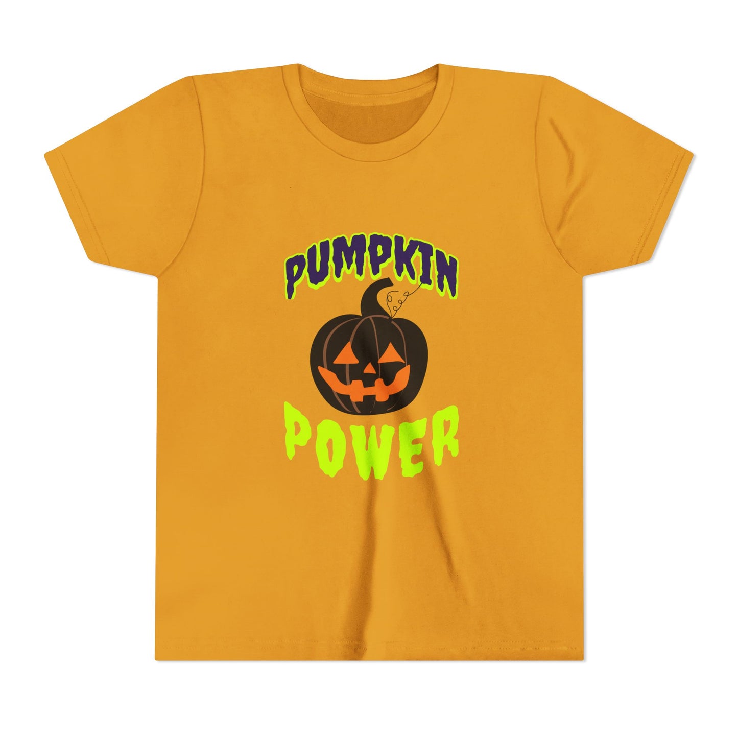 Pumpkin Power Youth Tee, Halloween Shirt