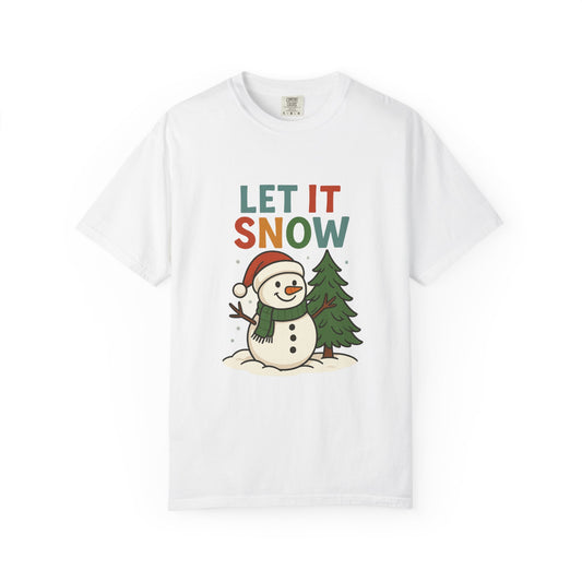 Festive Snowman T-Shirt | Unisex Winter Apparel, Holiday Gift, Casual Layer, Christmas Decoration, Cozy Winter Wear