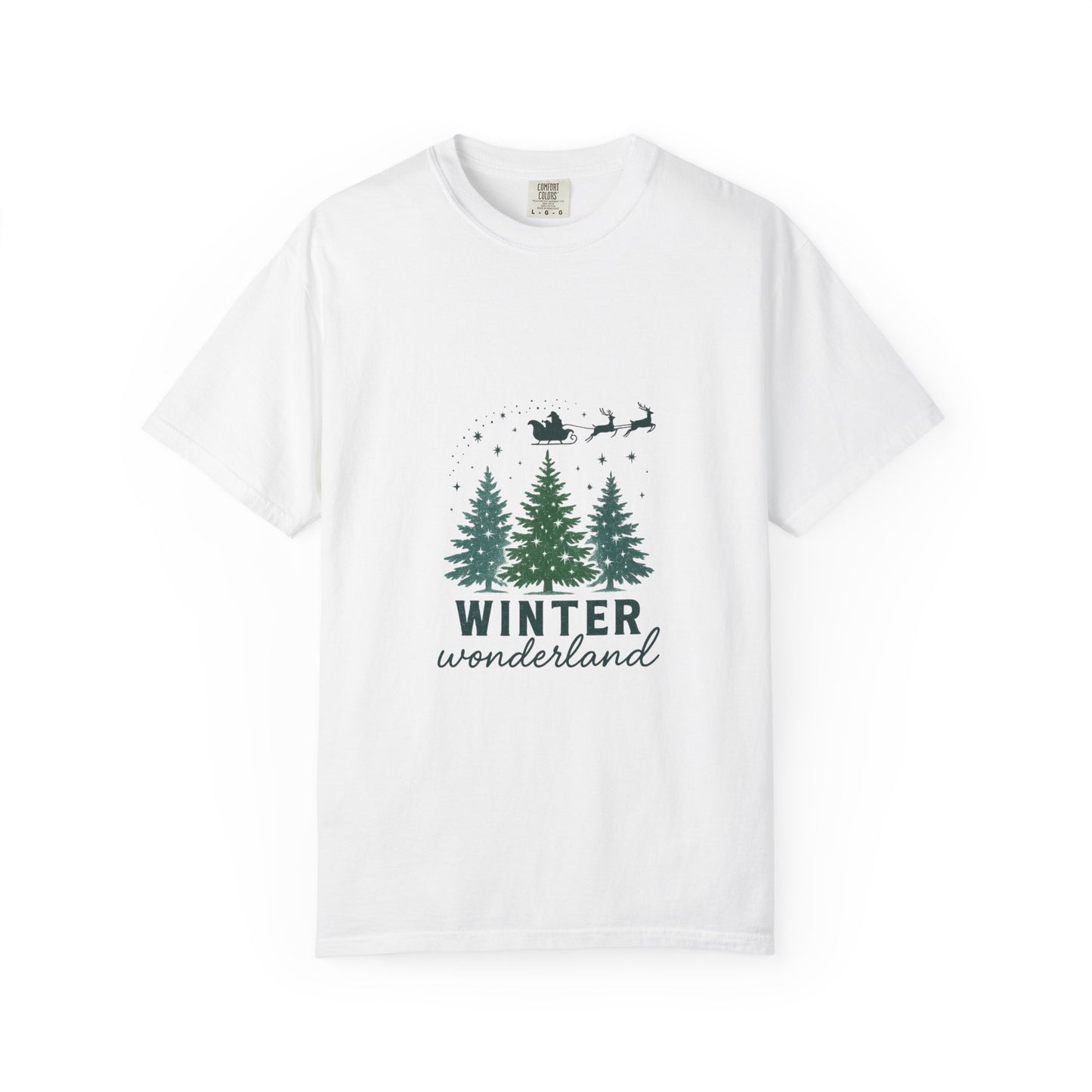 Winter Wonderland Unisex T-Shirt, Cozy Christmas Tee, Holiday Gift, Casual Wear, Nature Lover's Apparel, Festive Style