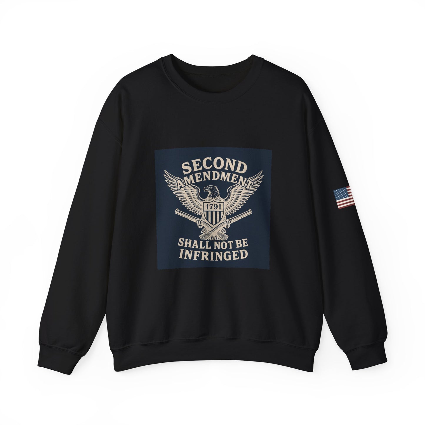 Patriotic Second Amendment Sweatshirt | Unisex Crewneck for Freedom Lovers, Gift for Veterans, USA Spirit Tees, Constitutional [...]