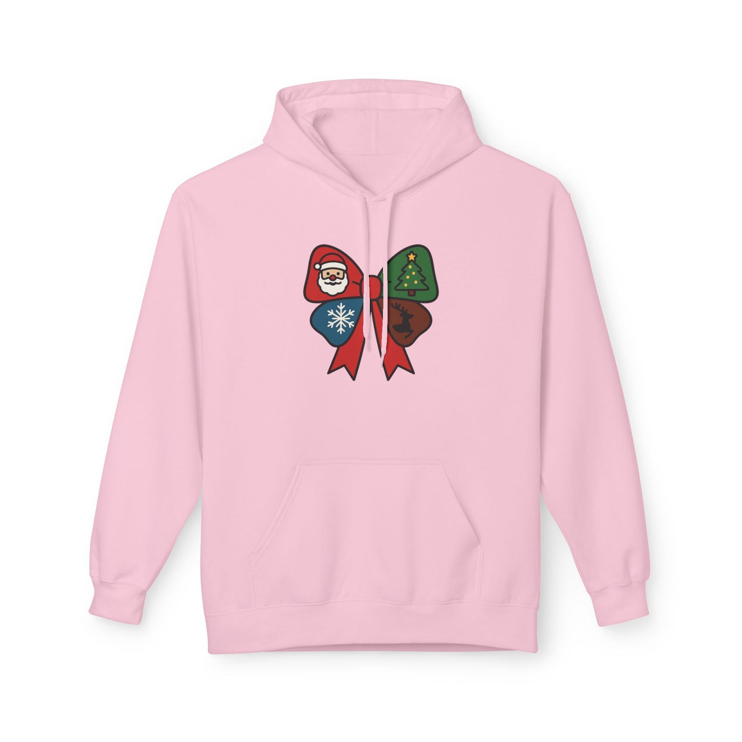 Festive Holiday Hoodie with Santa and Christmas Tree Design, Unisex Fleece Pullover, Cozy Gift for Winter Celebrations, Christmas [...]