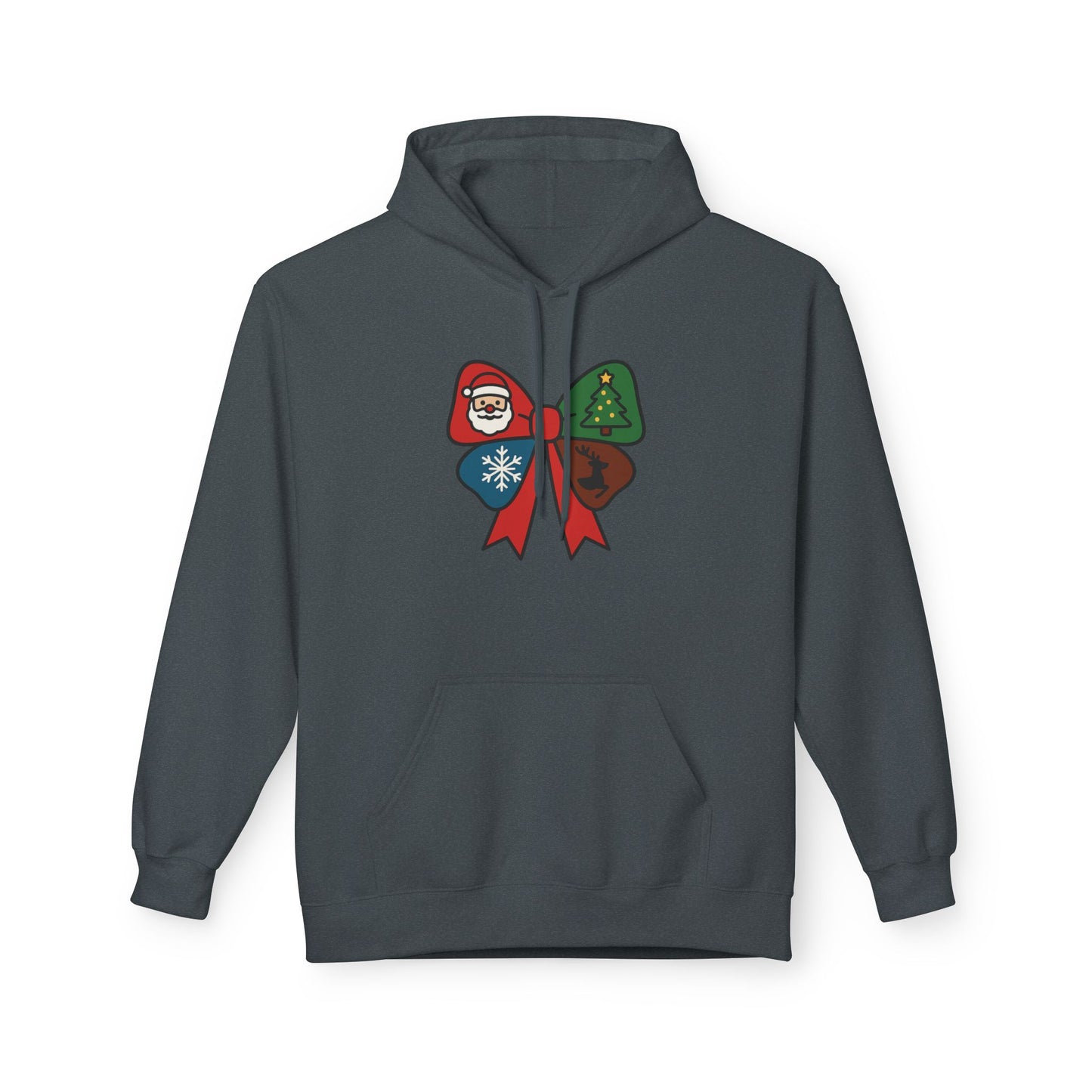 Festive Holiday Hoodie with Santa and Christmas Tree Design, Unisex Fleece Pullover, Cozy Gift for Winter Celebrations, Christmas [...]
