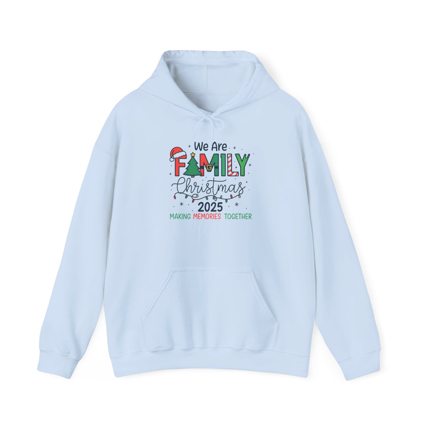 Family Christmas Hoodie, Holiday Sweatshirt, Unisex Gift, Memory-Making Apparel, Cozy Family Wear, Family Tradition Sweater