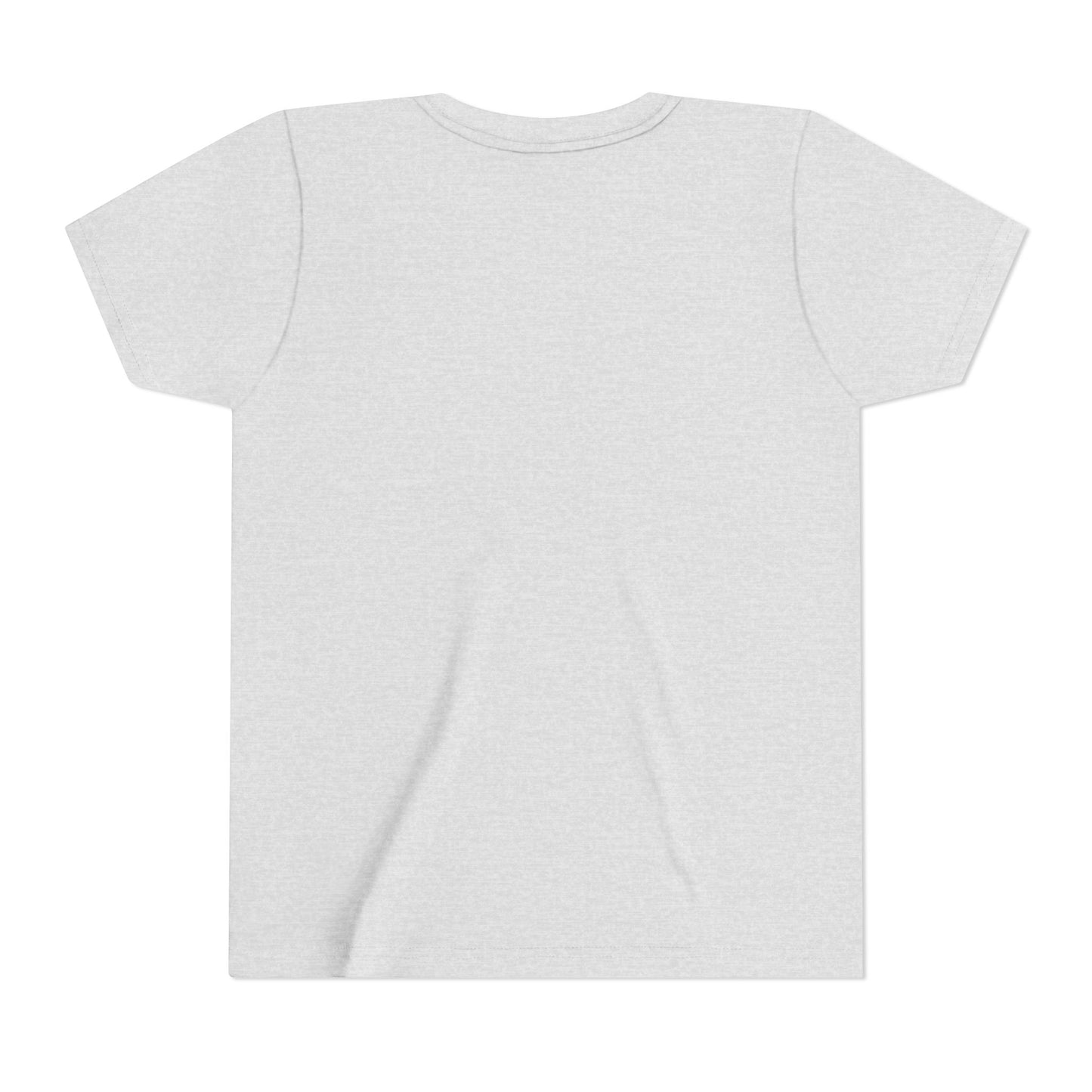 Halloween Youth Tee, Scary Short Sleeve Shirt for Kids, Ghost and Bat Design