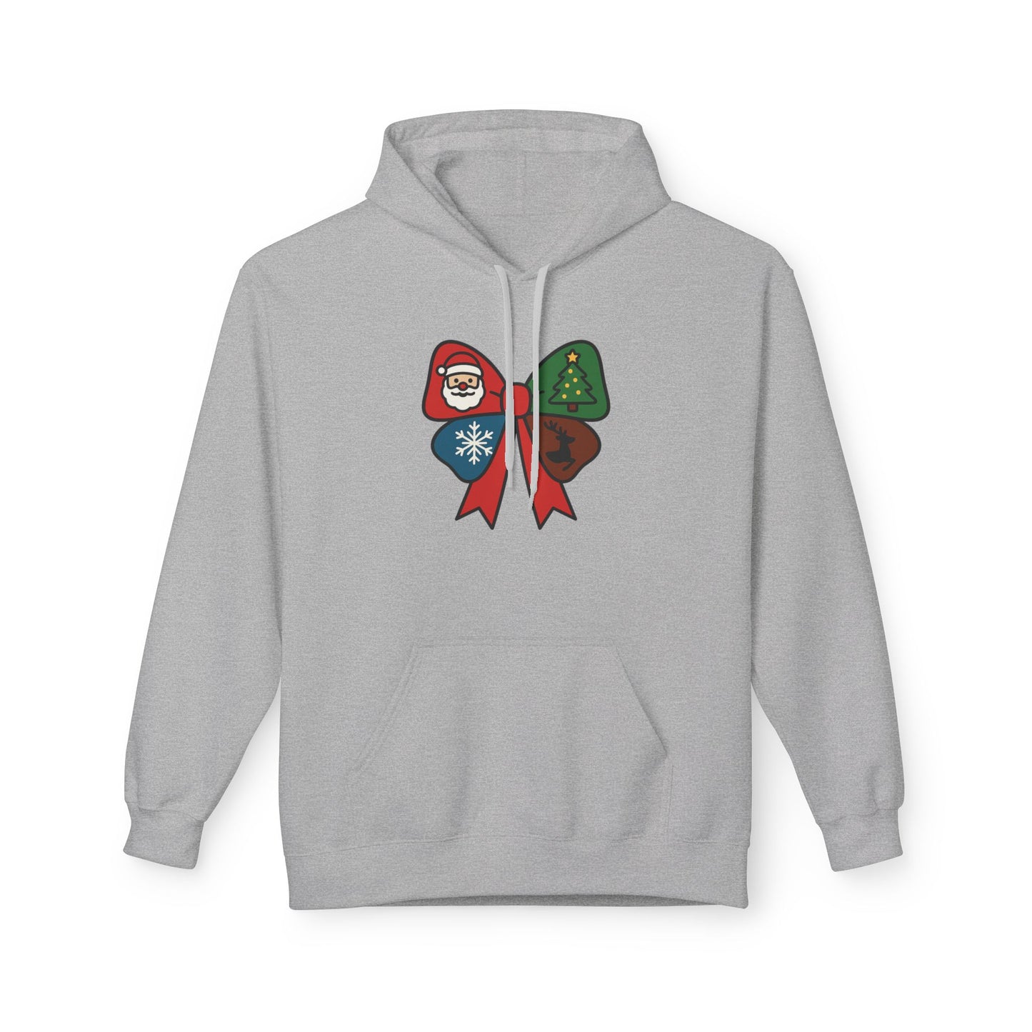 Festive Holiday Hoodie with Santa and Christmas Tree Design, Unisex Fleece Pullover, Cozy Gift for Winter Celebrations, Christmas [...]